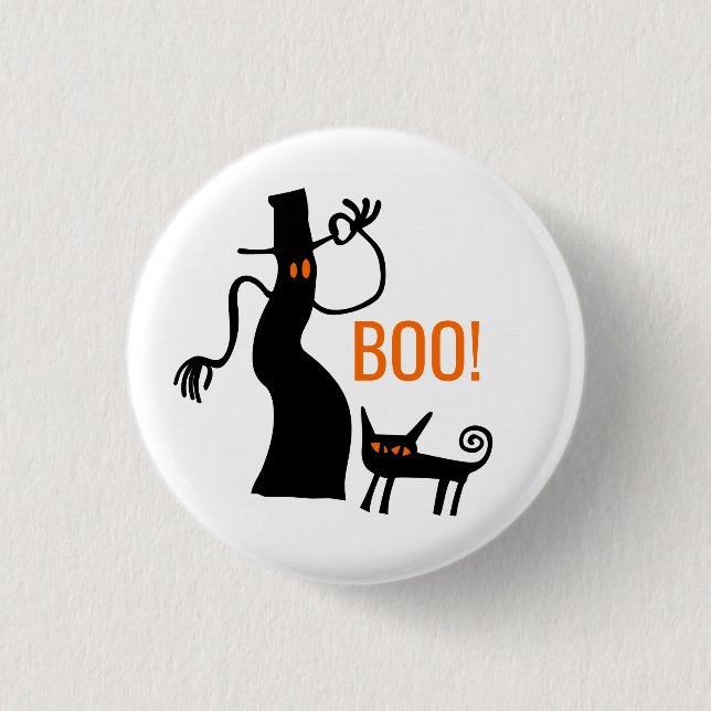Tip o't Halloween Ghost Button Knapp (Framsida)