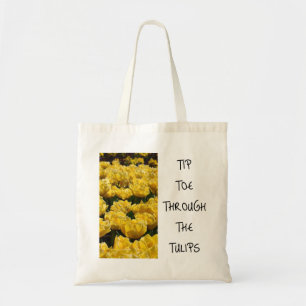 Tip Toe genom Tulips Tote Bag Tygkasse