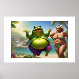 "Tip-Toe genom tulpanerna, Janet!" Poster
