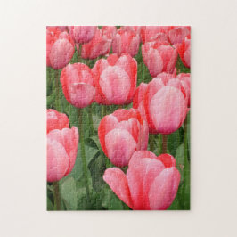 Tip Toe Thru the Tulips Puzzle, 11" x 14", 252 pcs Pussel