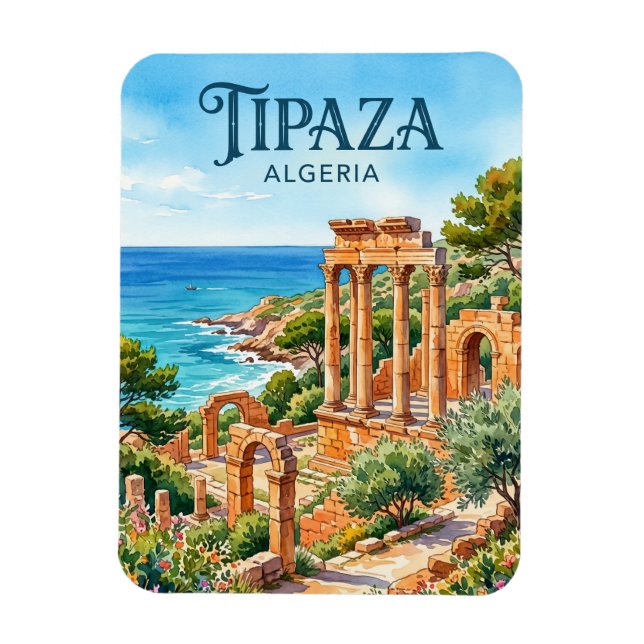 Tipaza ruiner Algeriet Magnet (Vertikal)