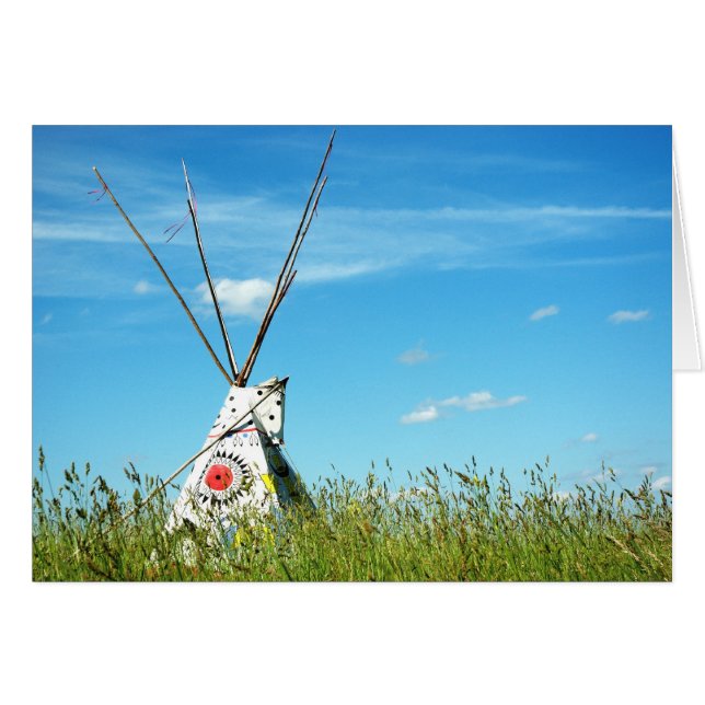 Tipi-kort Hälsningskort (Framsidan Horizontal)