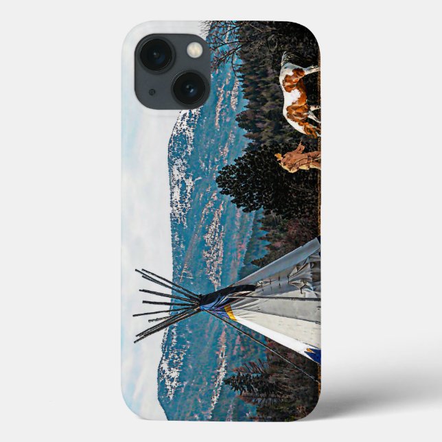 Tipi - vinterläger (Baksida)