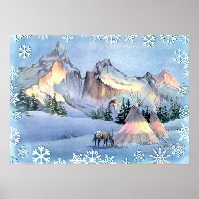 TIPI WINTER APPALOOSA by SHARON SHARPE Poster (Framsidan)