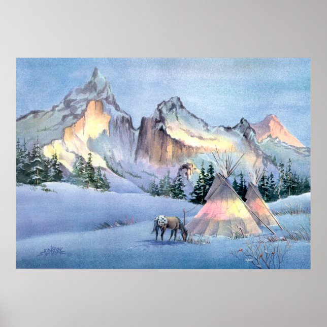 TIPI WINTER APPALOSA by SHARON SHARPE Poster (Framsidan)