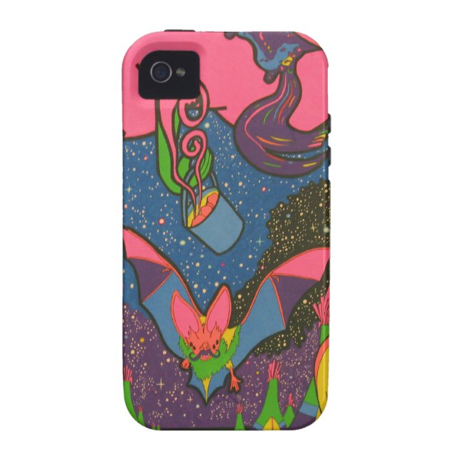 TIPIEN TIME RESER FODRAL FÖR IPHONE 4 Case-Mate iPhone SKAL (Baksidan)