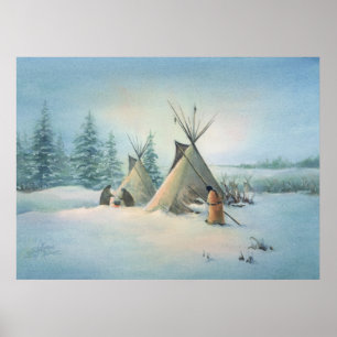 TIPILÄGERSQUAW av SHARON SHARPE Poster