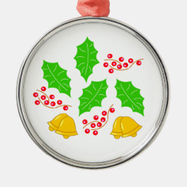 Tipo Bola Feliz Navidad Julgransprydnad Metall