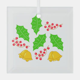 Tipo Cuadrado Feliz Navidad Julgransdekoration