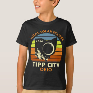 Tipp City Ohio Total Solar Eclipse 2024 T Shirt