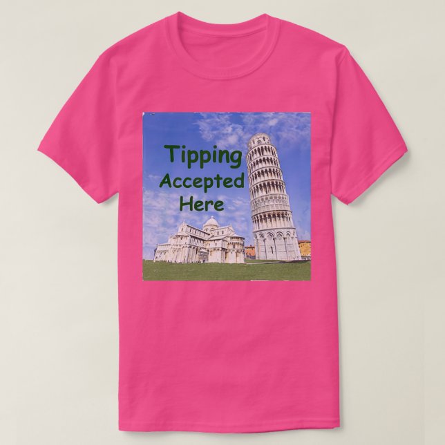 Tippa accepterad här t shirt (Design framsida)