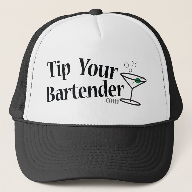 Tippa din BartenderMartini hatt Keps (Framsida)