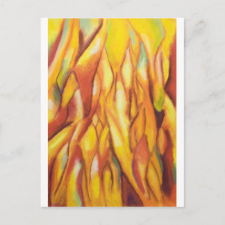Tippade fallgropar (abstrakt expressionism) vykort