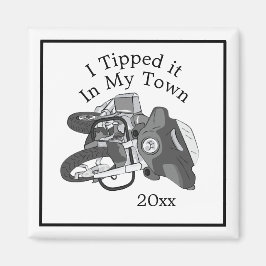 Tippade motorcykel Bike Classic Magnet