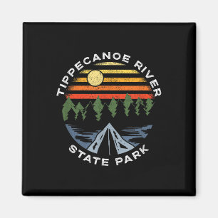 Tippecanoe River State Park Indiana Skogscamping Magnet