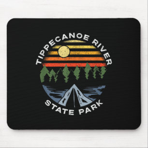 Tippecanoe River State Park Indiana Skogscamping Musmatta