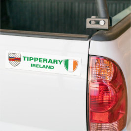 Tipperary Ireland Vapensköld och Irish Flagga Bildekal