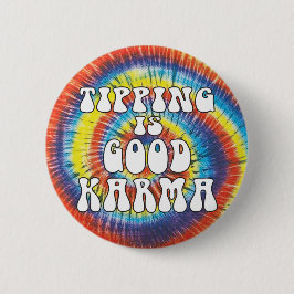 Tipping är Bra Karma llustidye Knapp