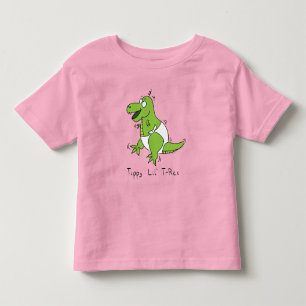 Tippy Lil T-rex Baby Dinosaur Småbarn Kids T-Shir T Shirt