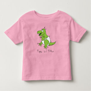 Tippy Lil T-rex Baby Dinosaur Småbarn Kids T-Shirt