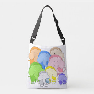 Tippy Toes Elephant Crossbody Bag Axelväska