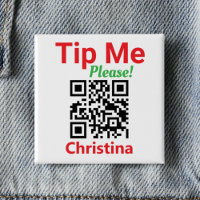 Tips, be om hjälp. Tips-QR-kod för personal på en