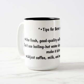 Tips för kaffe Två-Tonad mugg