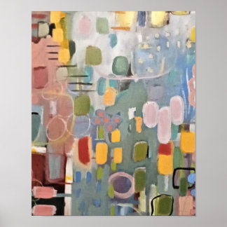 Tips för Rosa Abstrakt Poster