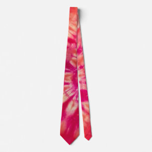 Tips i Hettens Orange och Magenta Swirl-Manar Slips