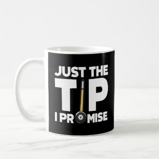 Tips I promise Billiard Player Snooker Kaffemugg