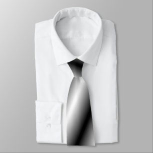 Tips med Silver, vitt, svart diagonalt Rand Slips