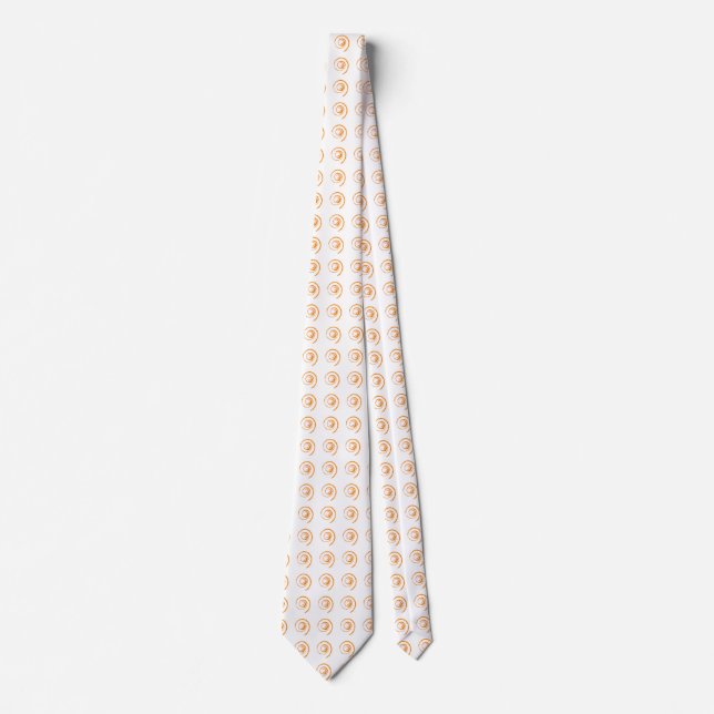 Tips med tilt Orange Twirls Slips (Framsida)