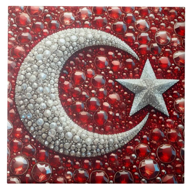 Tips med Turkiets moderna design i Färg Kakelplatta (Framsidan)