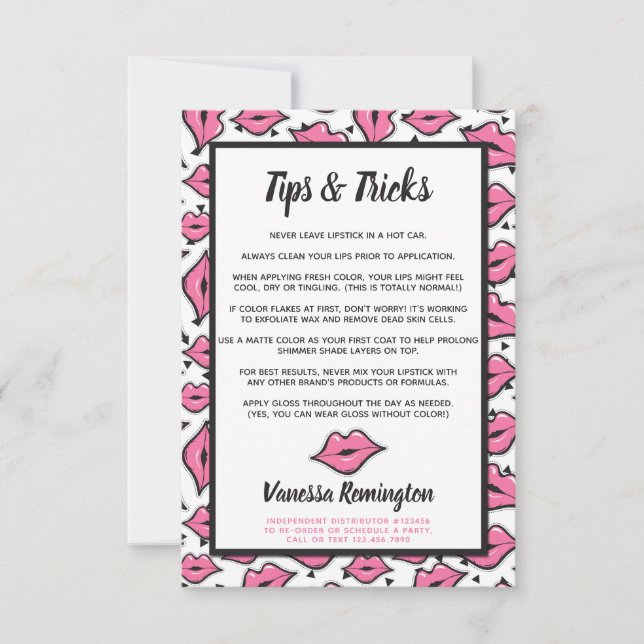 Tips och tricks för Rosa av Lipstick Distributor T (Framsida)