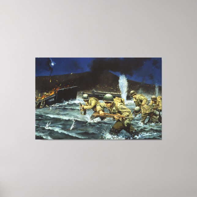 Tips om Avalanche av Keith Rocco Print Canvastryck (Framsida)