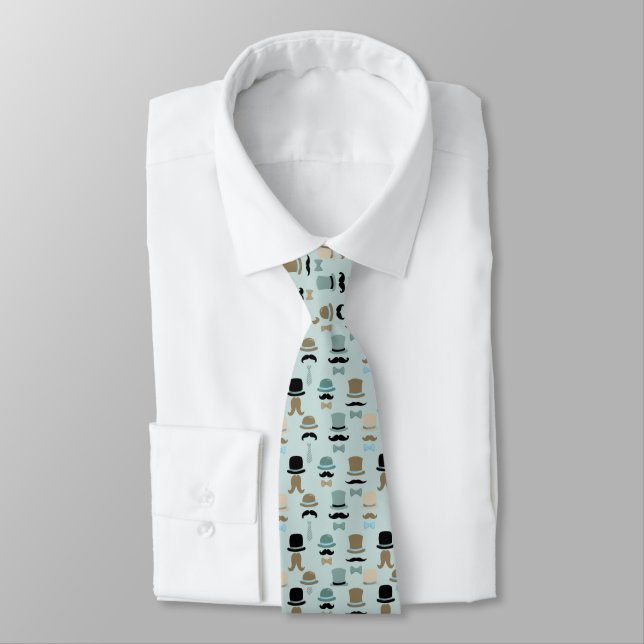 Tips om färgton för färgad Grönt Designer Tie Slips (Bunden)