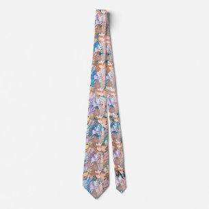 Tips: Organiska Löv (blått) Slips