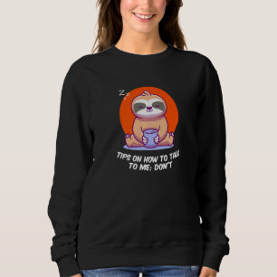 Tips på hur man pratar med mig Sarcastic Introvert T Shirt
