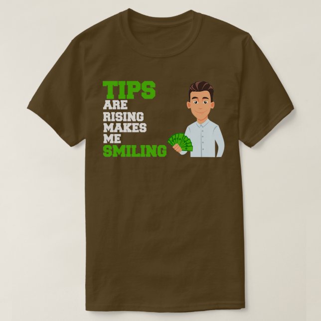 Tips stigning att jag ler t shirt (Design framsida)