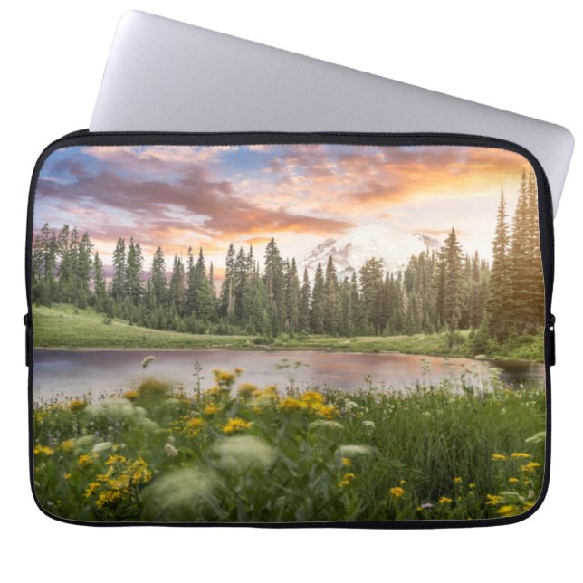 Tipsoo sjö av Mount Rainier Laptop Fodral (Framsidan)