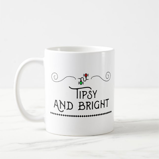 Tipsy and Bright | Festiv Julbelysning Mugg (Vänster)