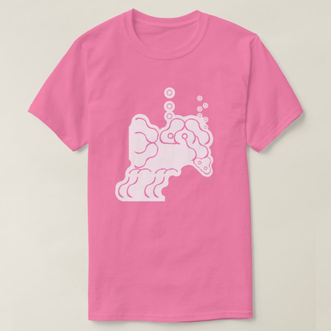 Tipsy, Drunk Rosa Elephant T-Shirt (Design framsida)