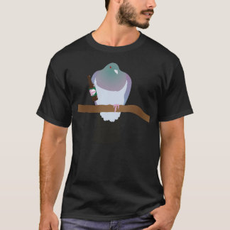 Tipsy Kereru Drinking A Beer T Shirt
