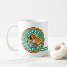 Tipsy Pelican Coffee Mugg Logotyp