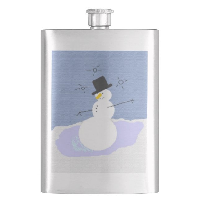 Tipsy Snögubbe Fickplunta (Framsidan)