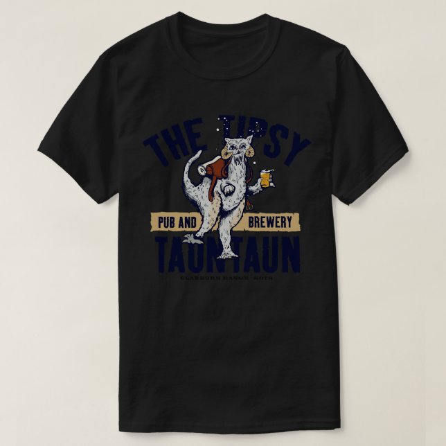 Tipsy Tauntaun T Shirt (Design framsida)