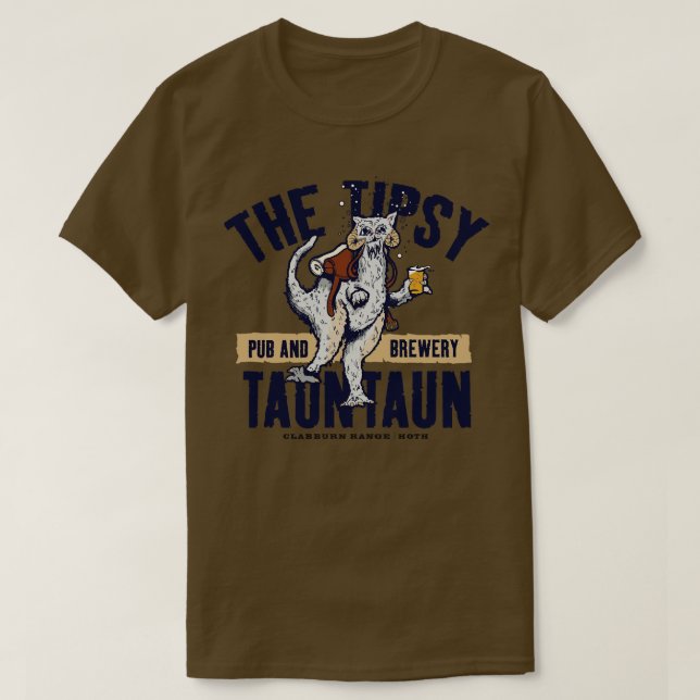Tipsy Tauntaun T Shirt (Design framsida)