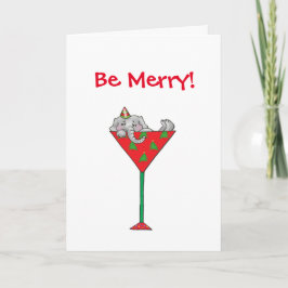Tipsy-tinis Elephant Helgkort