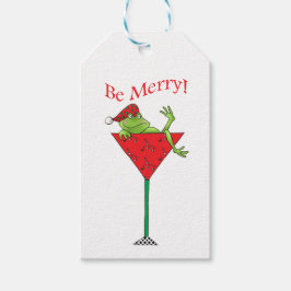 Tipsy-tinis Frog Presentetikett