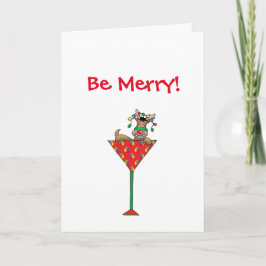 Tipsy-tini's Reindeer Helgkort